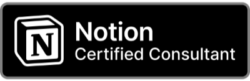 Notion Certified Consultant Badge